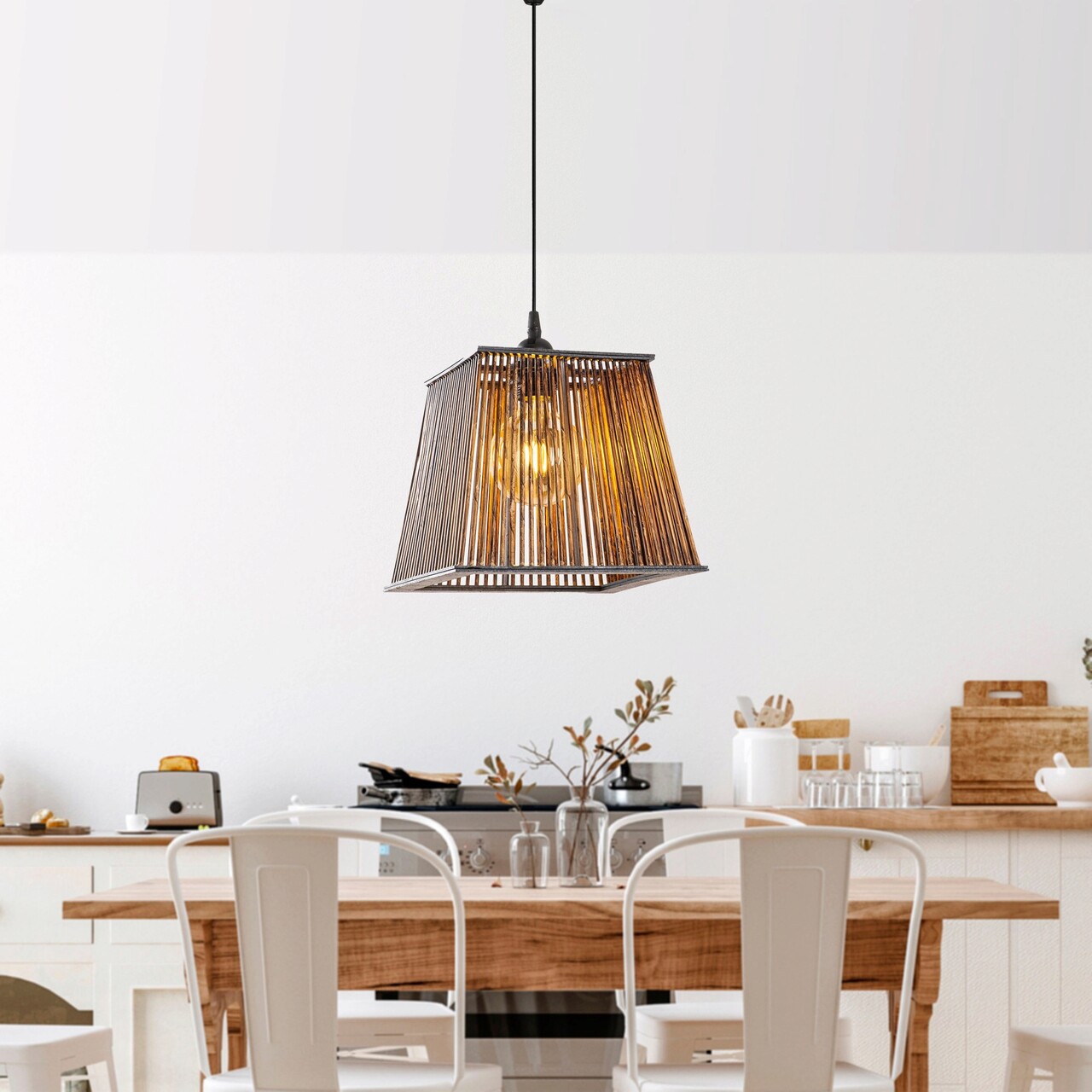 Lustra, Opviq, 390FLH2186, Maro antichizat - imagine 6